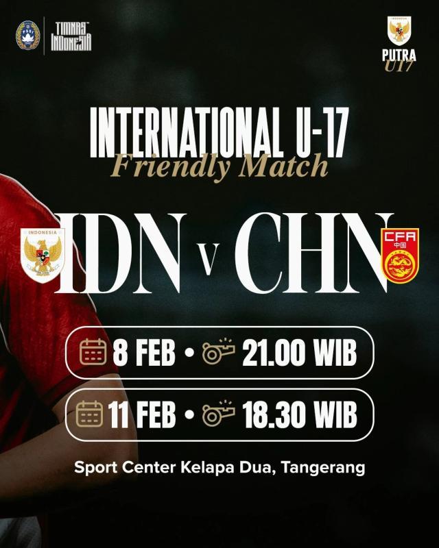 kaiyun-马不停蹄！国少队将赴印尼 2月8日、11日热身两场