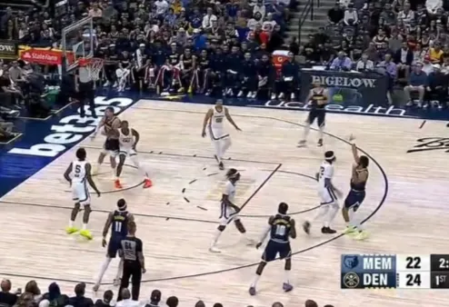 开云平台-默里弧顶三分一箭穿心再中，个人首节已砍下11分